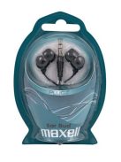 MAXELL Fülhallgató, MAXELL "Plugz", fekete