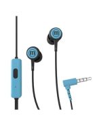MAXELL Fülhallgató, mikrofonnal, MAXELL "Tips", kék-fekete
