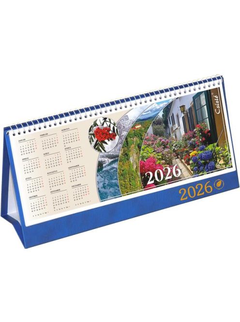 CSIZIO Naptár, asztali, álló, CSÍZIÓ, "Öko", kék