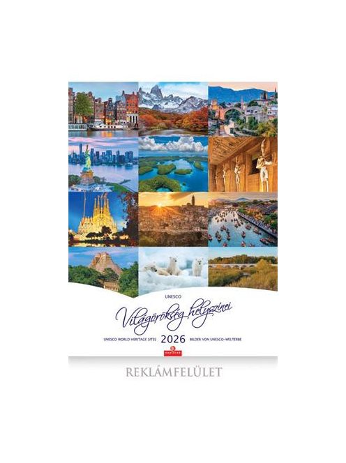 CSG Naptár, fali, CSG "Világörökség helyszínei"