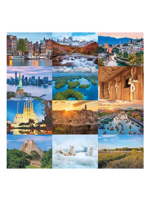 CSG Naptár, fali, CSG "Világörökség helyszínei"