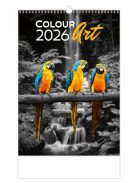 DAYLINER Naptár, fali, DAYLINER "Colour Art"