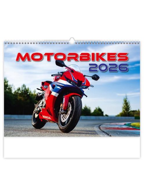 DAYLINER Naptár, fali, DAYLINER, "Motorbikes"