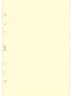   FILOFAX Kalendárium betét, jegyzetlap, personal méret, sima, FILOFAX, krémszín
