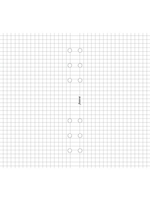 FILOFAX Kalendárium betét, jegyzetlap, A5, kockás, FILOFAX, fehér