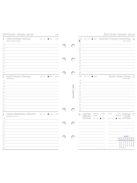 FILOFAX Kalendárium betét, tervező, Filofaxhoz, personal méret, heti, 1 hét/2 oldal, 2024