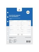 FILOFAX Kalendárium betét, tervező, Filofaxhoz, A5, heti, 1 hét/2 oldal, 2026