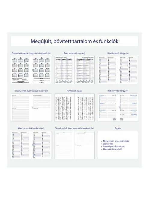 FILOFAX Kalendárium betét, tervező, Filofaxhoz, A5, heti, 1 hét/2 oldal, 2026