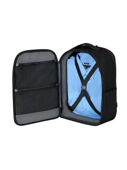 SAMSONITE Notebook hátizsák, 15,6", ülés alá helyezhető, SAMSONITE "Guardit 3.0", fekete