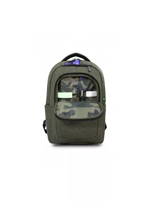 URBAN FACTORY Notebook hátizsák, 15,6", URBAN FACTORY "CYCLEE CITY ECO", khaki