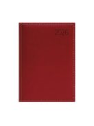 TOPTIMER Naptár, tervező, A5, napi, műbőr, TOPTIMER, "Business", bordó