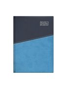 TOPTIMER Naptár, tervező, B5, heti, TOPTIMER "Duplex", kék-világoskék