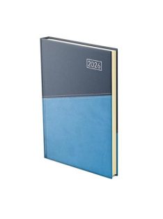   TOPTIMER Naptár, tervező, B5, heti, TOPTIMER "Duplex", kék-világoskék