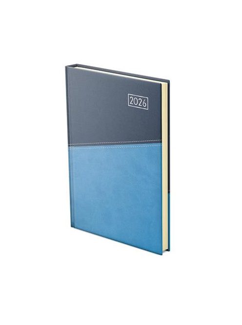 TOPTIMER Naptár, tervező, B5, heti, TOPTIMER "Duplex", kék-világoskék