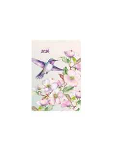   TOPTIMER Naptár, tervező, B6, heti, TOPTIMER, "Joy flexi", kolibri