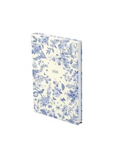   TOPTIMER Naptár, tervező, B6, heti, TOPTIMER "Joy", kékfestő