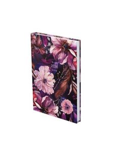   TOPTIMER Naptár, tervező, B6, heti, TOPTIMER "Joy", lila