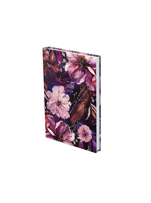 TOPTIMER Naptár, tervező, B6, heti, TOPTIMER "Joy", lila