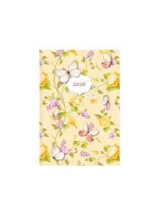   TOPTIMER Naptár, tervező, A5, heti, TOPTIMER "Joy", pillangó