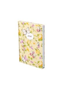   TOPTIMER Naptár, tervező, A5, heti, TOPTIMER "Joy", pillangó