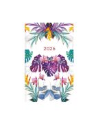 TOPTIMER Naptár, tervező, A5, heti, keskeny, TOPTIMER, "Joy", pálma