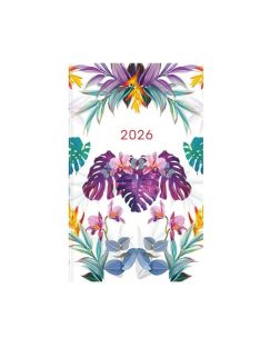   TOPTIMER Naptár, tervező, A5, heti, keskeny, TOPTIMER, "Joy", pálma