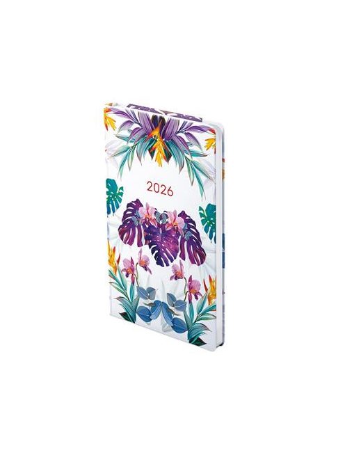 TOPTIMER Naptár, tervező, A5, heti, keskeny, TOPTIMER, "Joy", pálma