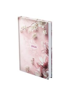   TOPTIMER Naptár, tervező, A5, napi, TOPTIMER, "Joy", fátyolvirág