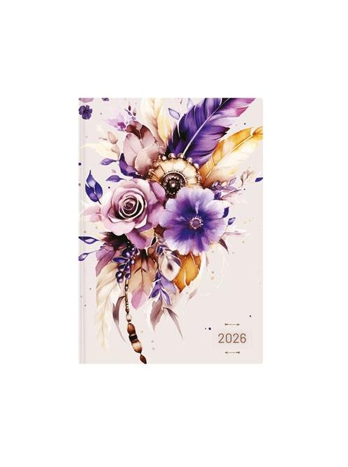 TOPTIMER Naptár, tervező, A5, napi, TOPTIMER, "Joy", tollak