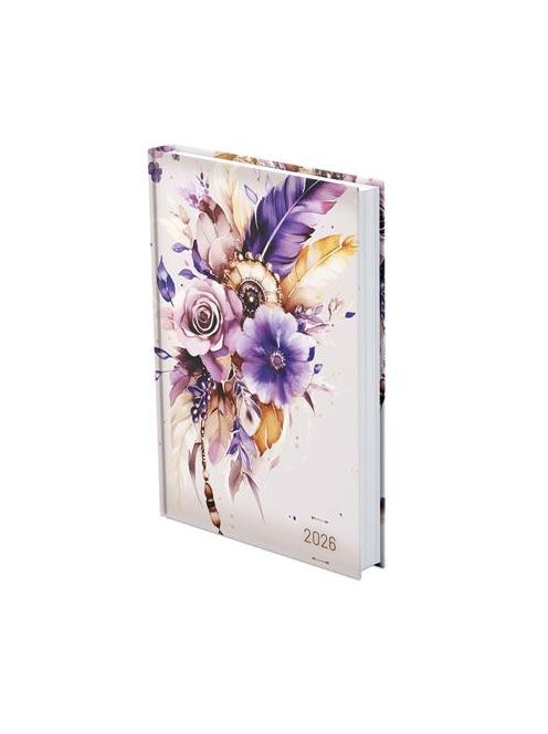 TOPTIMER Naptár, tervező, A5, napi, TOPTIMER, "Joy", tollak