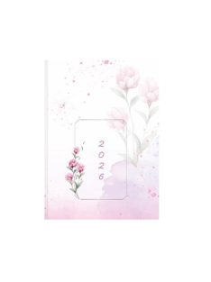   TOPTIMER Naptár, tervező, B6, napi, TOPTIMER, "Joy", pünkösdi rózsa