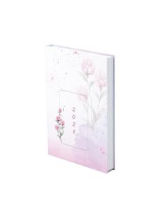   TOPTIMER Naptár, tervező, B6, napi, TOPTIMER, "Joy", pünkösdi rózsa