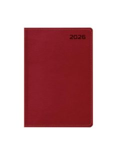   TOPTIMER Naptár, tervező, B5, heti, TOPTIMER, "Queen" bordó