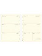 SATURNUS Kalendárium betét, tervező, heti, "L", SATURNUS, chamois 2026