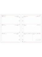 SATURNUS Kalendárium betét, tervező, heti, "L", SATURNUS, chamois 2026