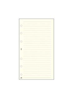   SATURNUS Kalendárium betét, jegyzetlap, "L", vonalas, SATURNUS, chamois