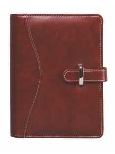   SATURNUS Kalendárium, gyűrűs, betétlapokkal, "L", műbőr, SATURNUS, "437", bordó