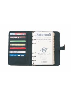   SATURNUS Kalendárium, gyűrűs, betétlapokkal, "L", műbőr, SATURNUS, "437", világosbarna