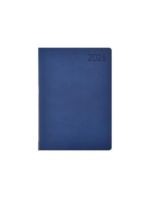 TOPTIMER Naptár, tervező, A5, napi, TOPTIMER "Madeira", kék-narancs