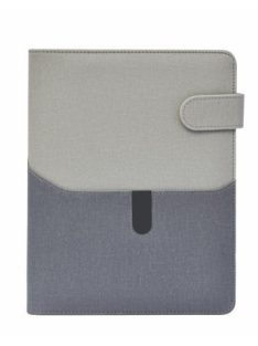   SATURNUS Kalendárium, gyűrűs, betétlapokkal, "M", műbőr, SATURNUS, "229", szürke-szürke