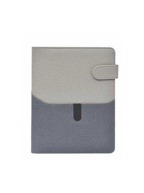 SATURNUS Kalendárium, gyűrűs, betétlapokkal, "M", műbőr, SATURNUS, "229", szürke-szürke