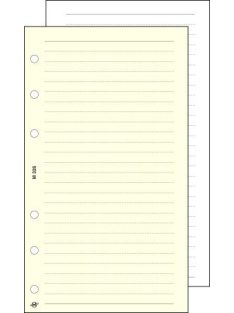   SATURNUS Kalendárium betét, jegyzetlap, "M", vonalas, SATURNUS, chamois