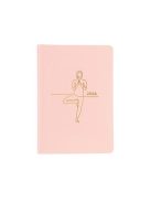 TOPTIMER Naptár, tervező, A5, heti, TOPTIMER "Pastel", rózsaszín