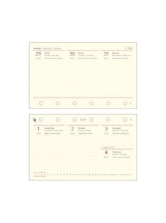   SATURNUS Kalendárium betét, tervező, heti, "S", SATURNUS, chamois 2026