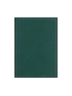   TOPTIMER Naptár, tervező, A4, heti, TOPTIMER "Traditional", zöld