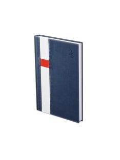   TOPTIMER Naptár, tervező, B6, heti, TOPTIMER "Vario", kék-fehér