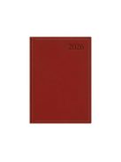 TOPTIMER Naptár, tervező, A5, napi, TOPTIMER "Traditional", bordó