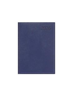   TOPTIMER Naptár, tervező, B6, napi, TOPTIMER "Traditional", kék