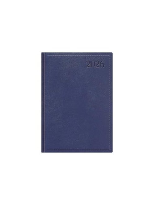 TOPTIMER Naptár, tervező, B6, napi, TOPTIMER "Traditional", kék