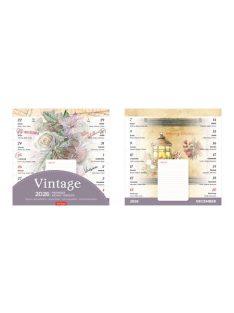   TOPTIMER Naptár, fali, mágneses, kétheti, TOPTIMER, vintage